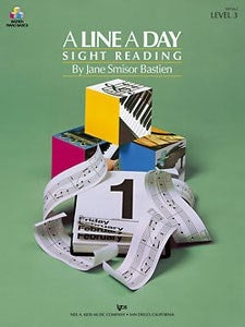 A Line A Day Sight Reading 3 Pno Bastie