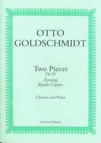 Goldschmidt 2 Pieces Op26 Clt&Pno LAZ