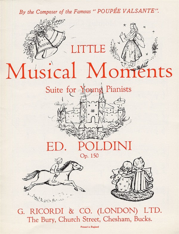 Poldini Musical Moments Suite Pno Op150
