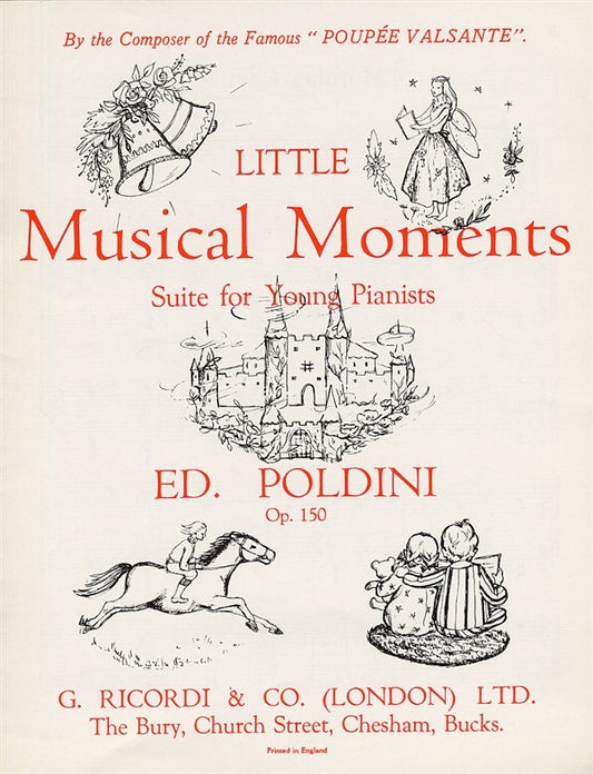 Poldini Musical Moments Suite Pno Op150