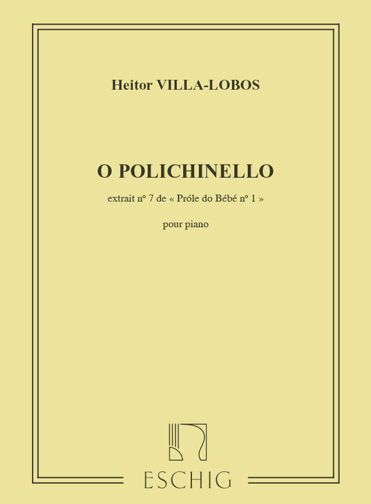 Villa Lobos O Polichinello Pno ESC