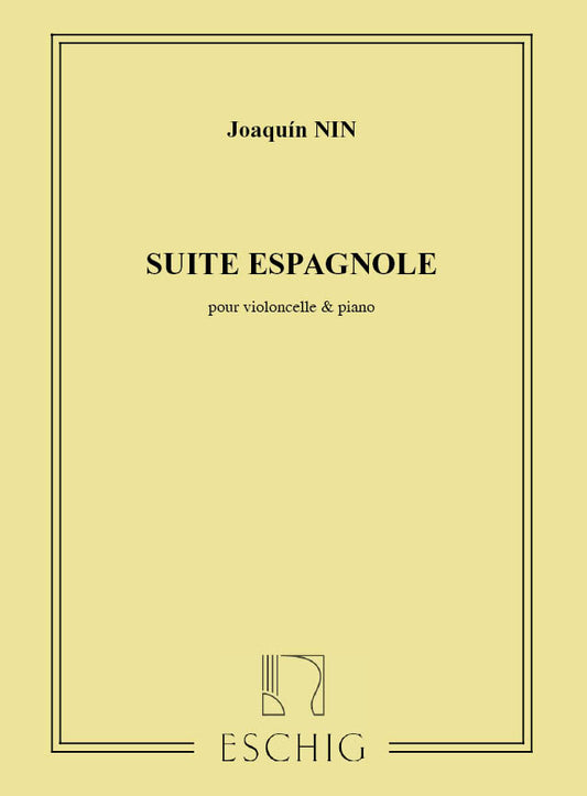 Nin Suite Espagnole Cello ESC HL