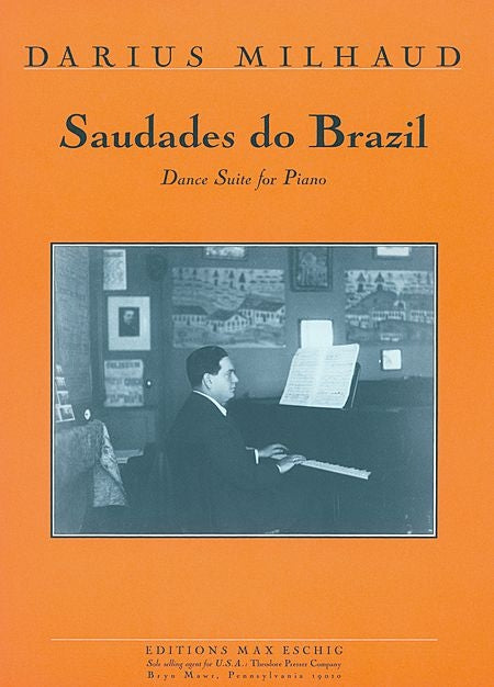 Milhaud Saudades do Brazil Op67 Pno Esc