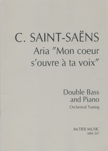 Saint Saens Mon coeur souvre a ta voix