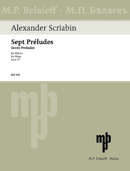 Scriabin 7 Preludes PNO BEL