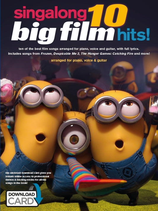 Singalong 10 Big Film Hits Bk+ D Card