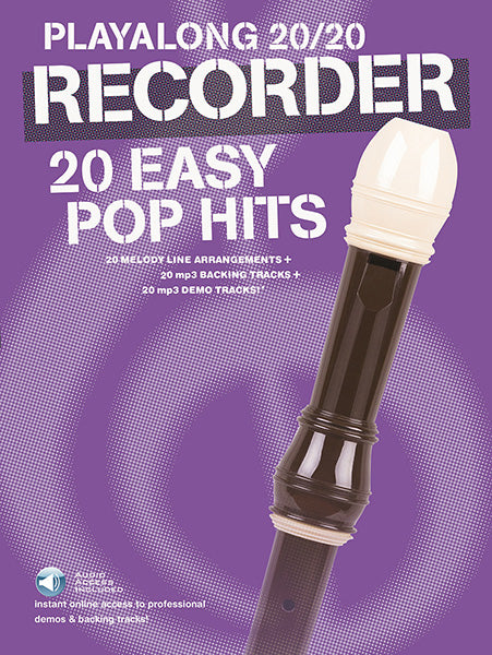 Playalong 20/20 Easy Pop Hits Rec Bk+DC