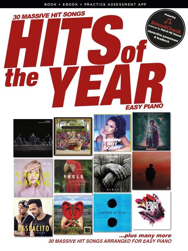 Hits of the Year 2017 Easy Pno AM