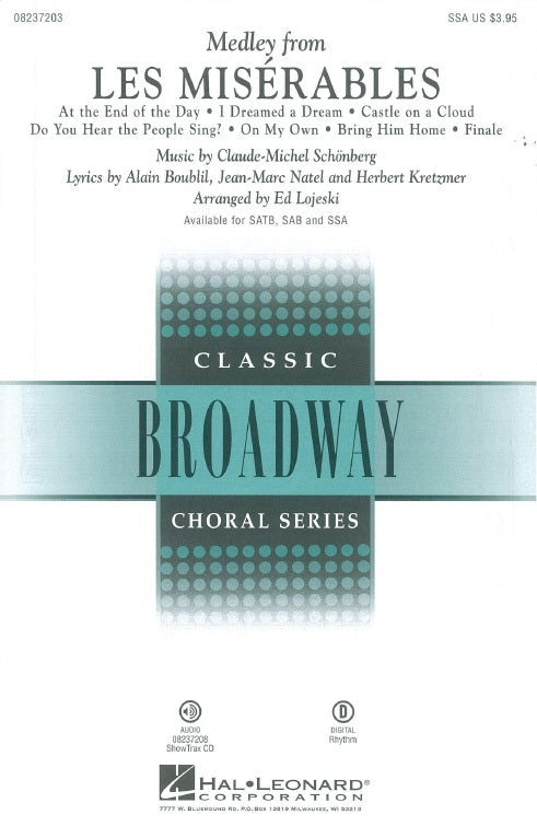 Schonberg Les Miserables Arr. Lojeski S