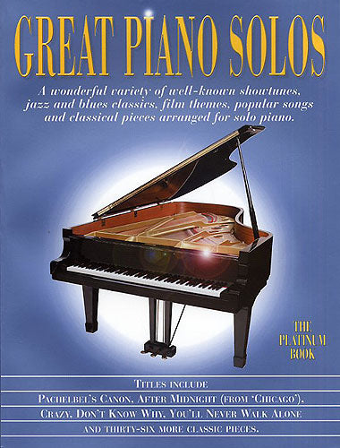 Great Piano Solos Platinum Bk