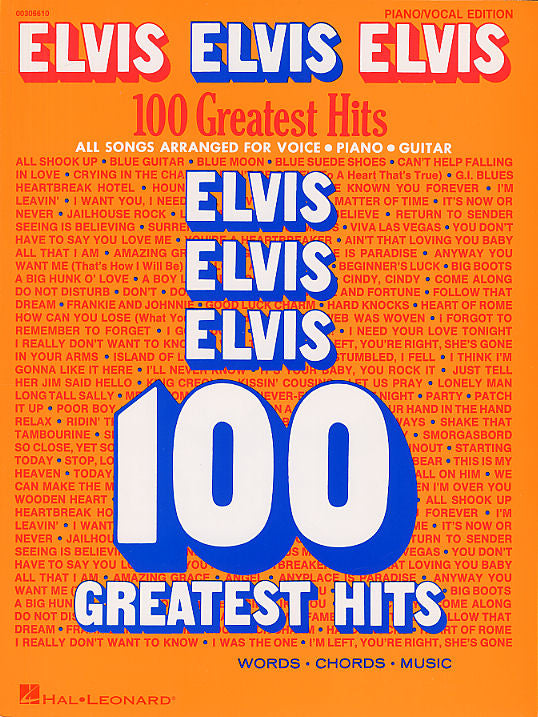Elvis 100 Greatest Hits Orange HL