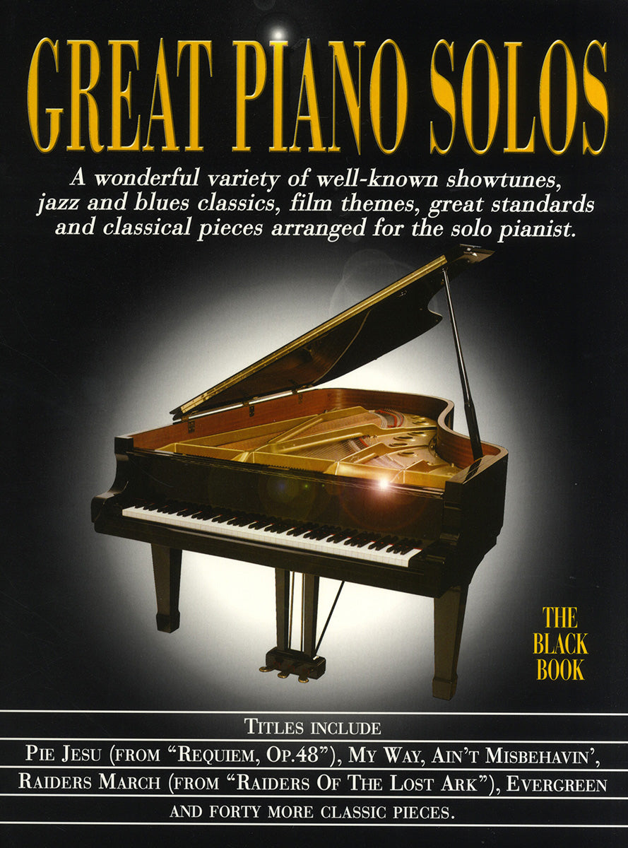 Great Piano Solos Black Bk