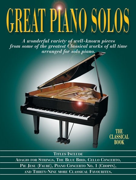 Great Piano Solos Classical Bk