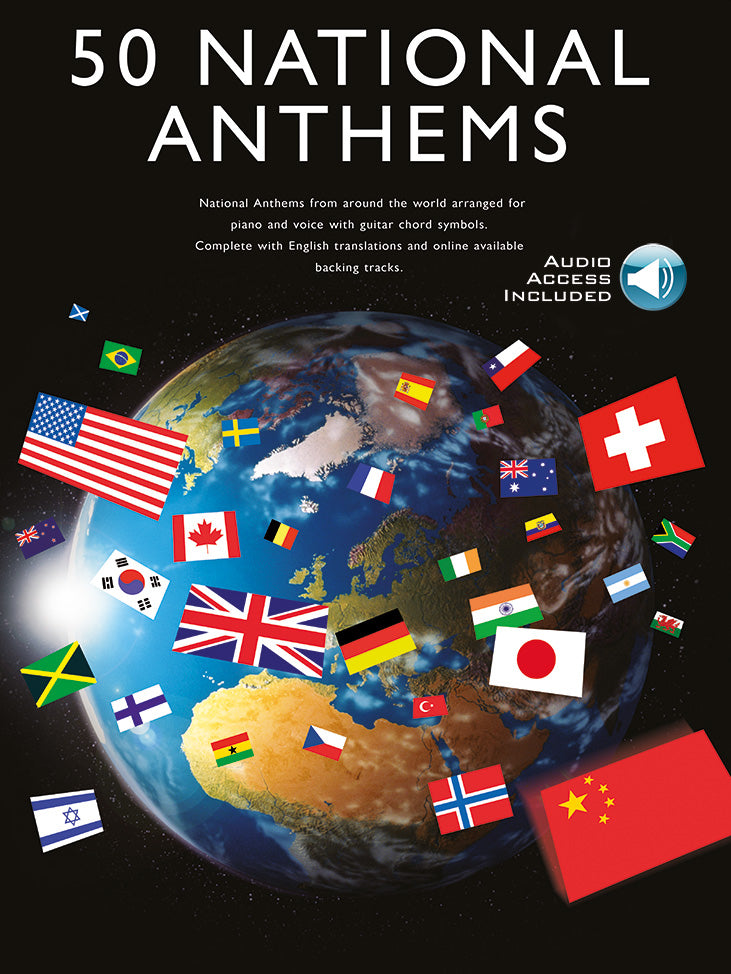 50 National Anthems PVG Bk+CD