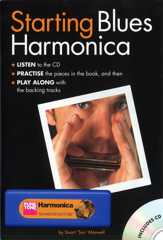 Starting Blues Harmonica Bk/Inst/CD