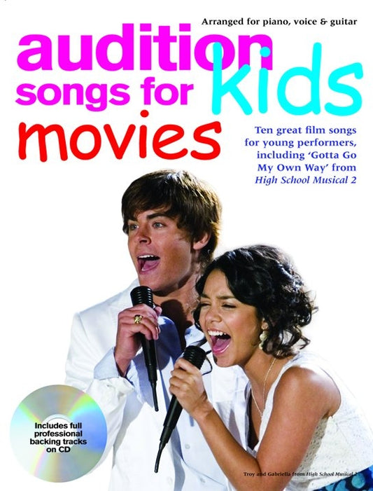 Audition Songs for Kids Movies Bk/CD AM