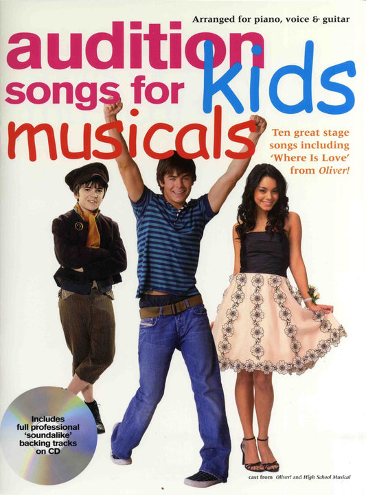 Audition songs for Kids Musicals+CD AM