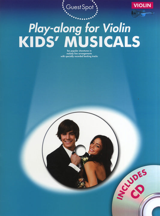 Guest Spot Kids Musicals Vln Bk+CD