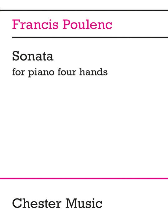 Poulenc Sonata for Piano 4 Hands