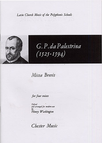 Palestrina Missa Brevis SATB/Pno CHE