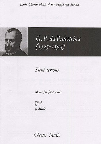 Palestrina Sicut cervus SATB CH Steele