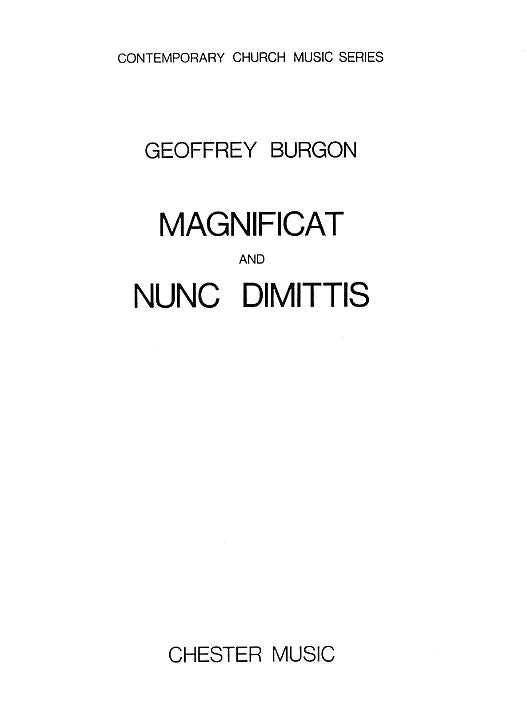 Burgon Magnificat & Nunc Dimittis SA/Or