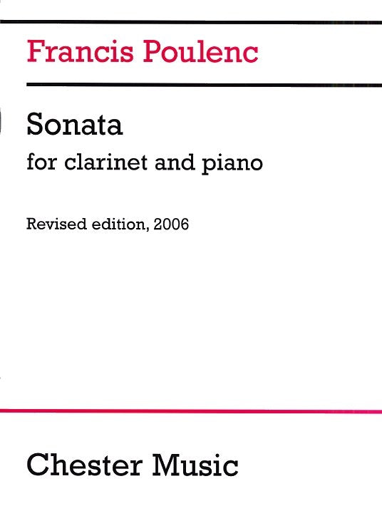 Poulenc Clt Sonata Rev ED 2006 CH