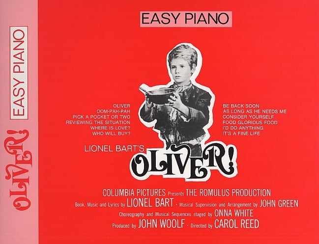 Oliver! Easy Pno Lionel Bart