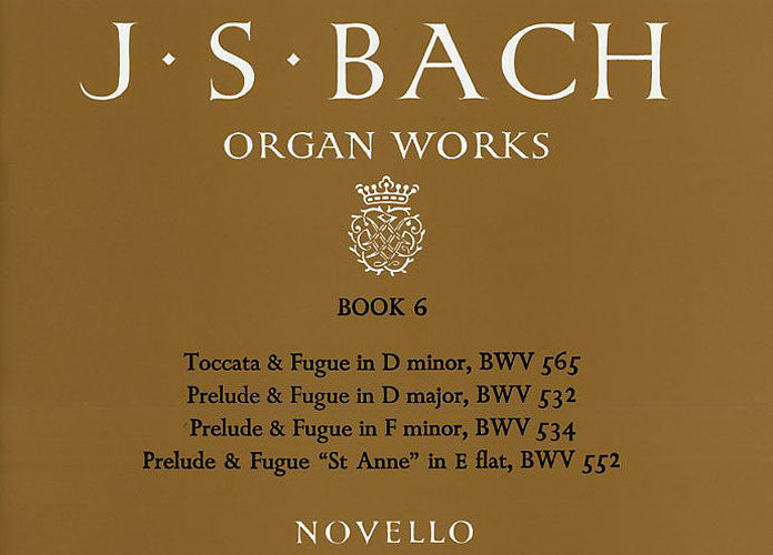 Bach Organ Wks Bk6 Toccata Preludes & F