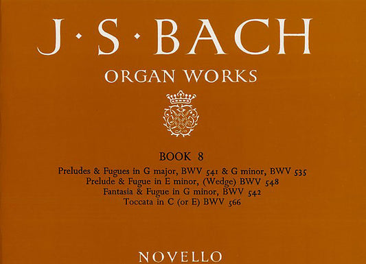 Bach Organ Works Bk8 NOV