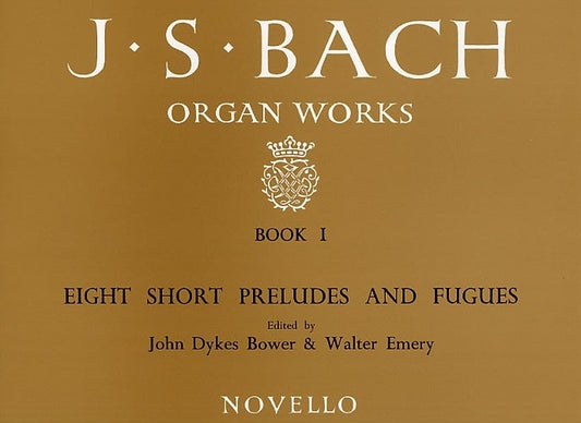 Bach Organ Wks Bk1 8 Sht Pre & Fugues