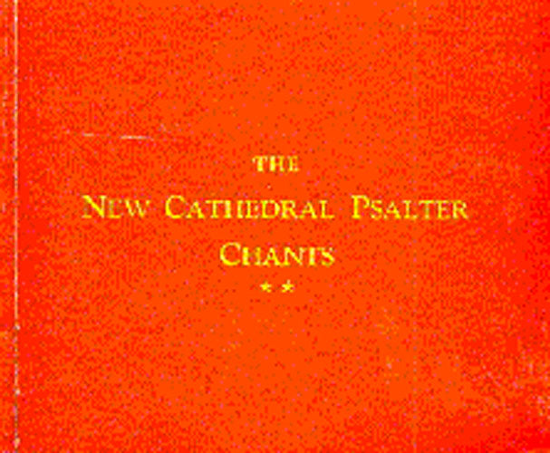 New Cathedral Psalter Chants NOV Red