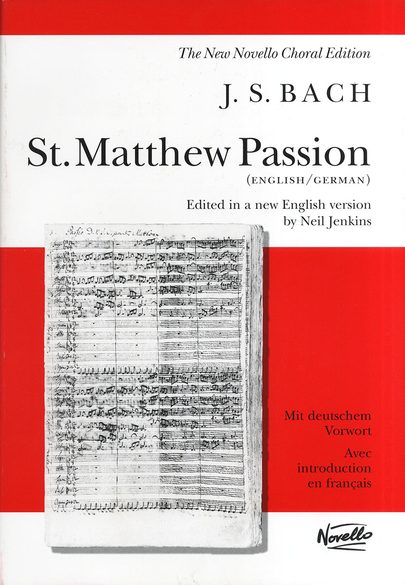 Bach St Matthew Passion V/S NOV Eng/Ger