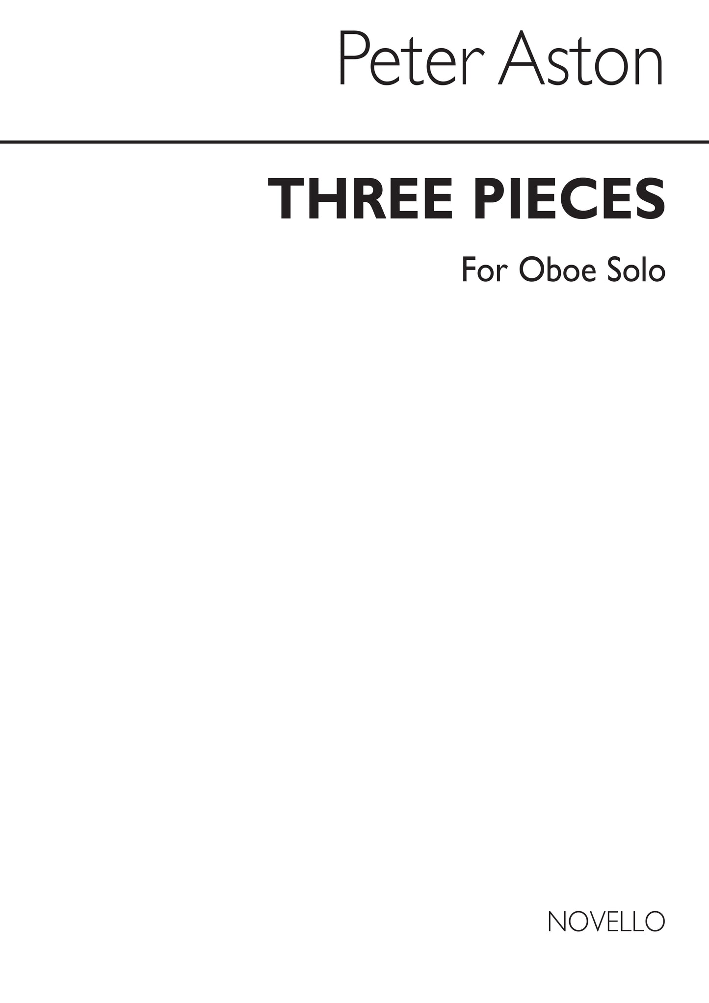 Aston 3 Pcs Solo Oboe NOV*