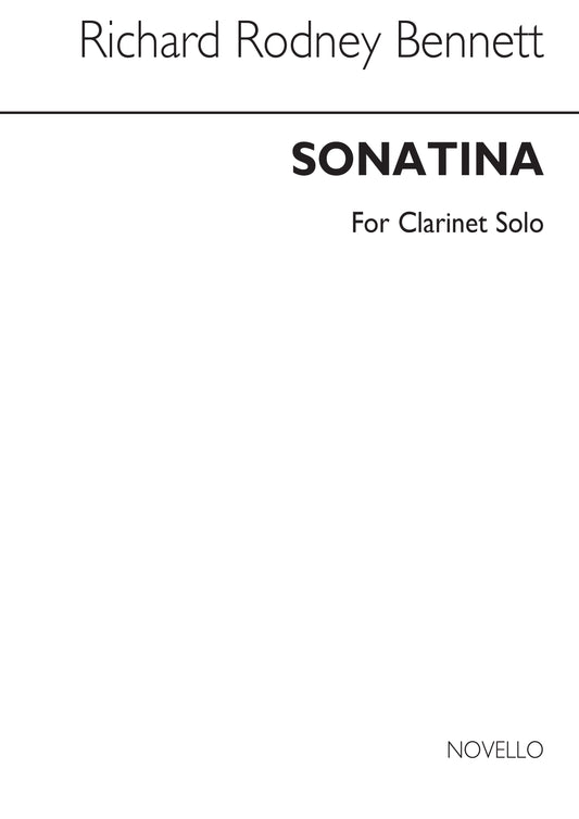 Bennett RR Sonatina Clt Solo NOV*