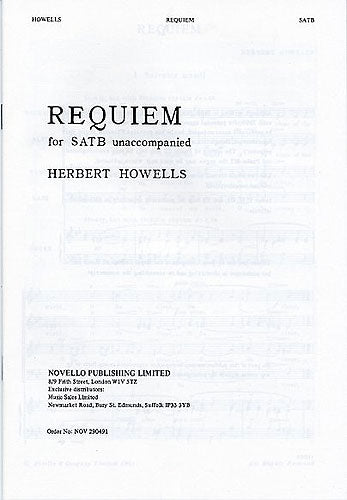 Howells Requiem SATB NOV