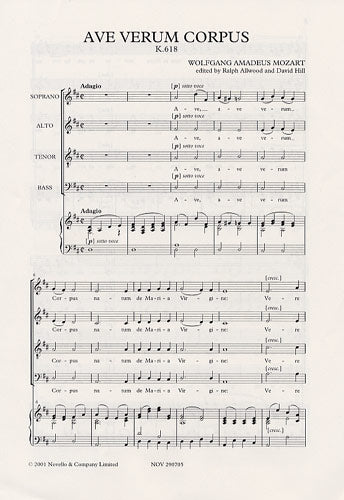 Mozart Ave Verum Corpus NOV
