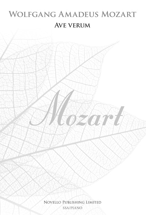 Mozart Ave Verum SSA/Pno