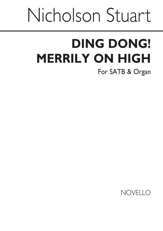 Ding Dong Merrily SATB/Org Nicholson NO