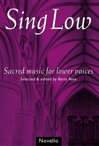 Sing Low Sacred Music Lower Voices Barr