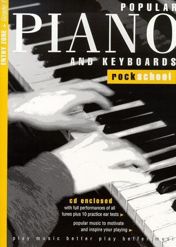 Rockschool Popular Pno/Kbd Gr 1 +CD Pno
