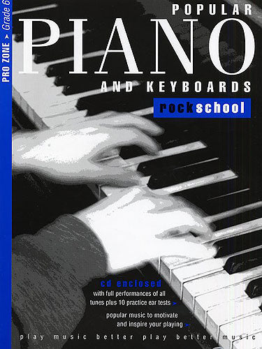 Rockschool Pop Pno/Kbd Gr6 Bk+CD
