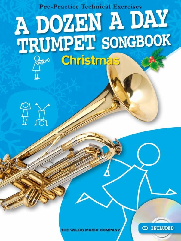 DAD Tpt Songbk Xmas Bk+CD Blue