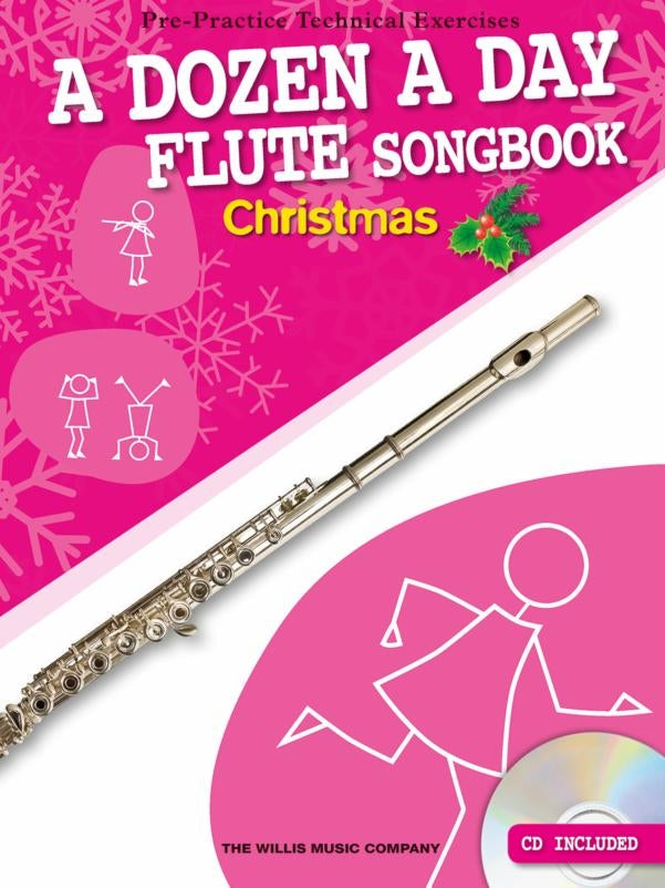 DAD Flt Songbk Xmas Bk+CD Pink