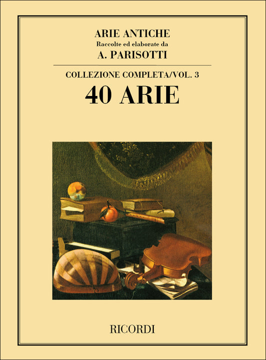 Arie Antiche 40 Arie Vol3 RIC Parisotti