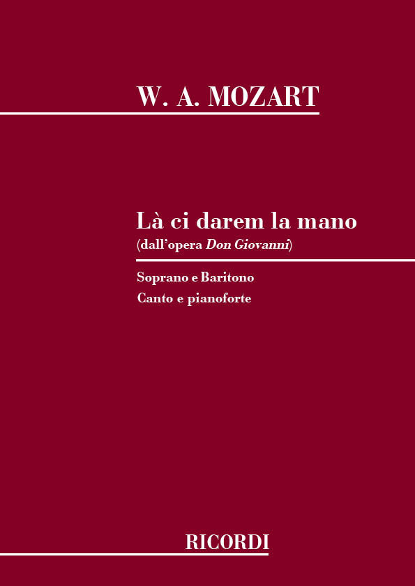 Mozart La Ci Darem La Mano S/S RIC M041