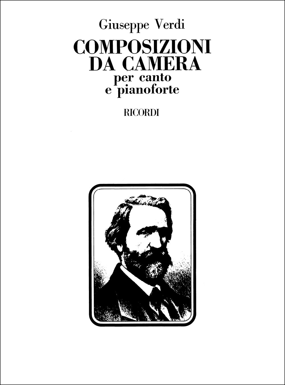 Verdi Composizino da Camera Voice RIC