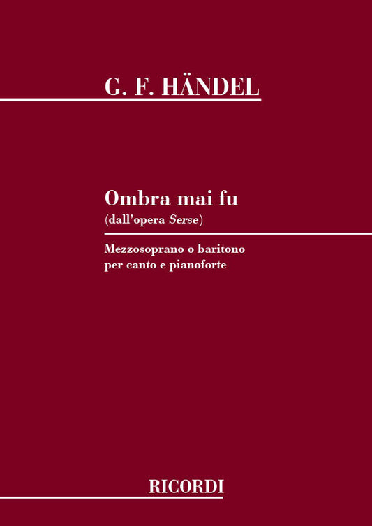 Handel Ombra Mai Fu RIC