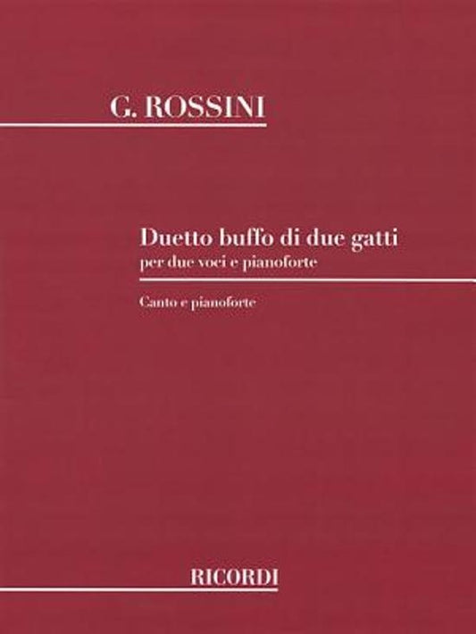Rossini Duetto Buffo Di Due Gatti RIC