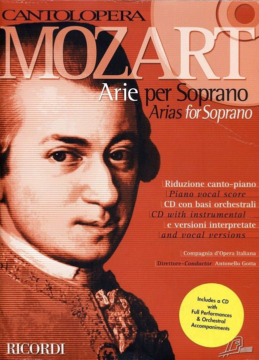 Mozart Arias for Soprano+CD Cantolopera